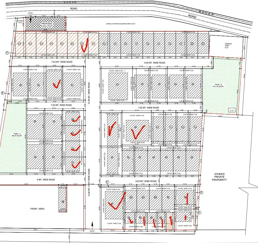 Singh Colony approved layout plan